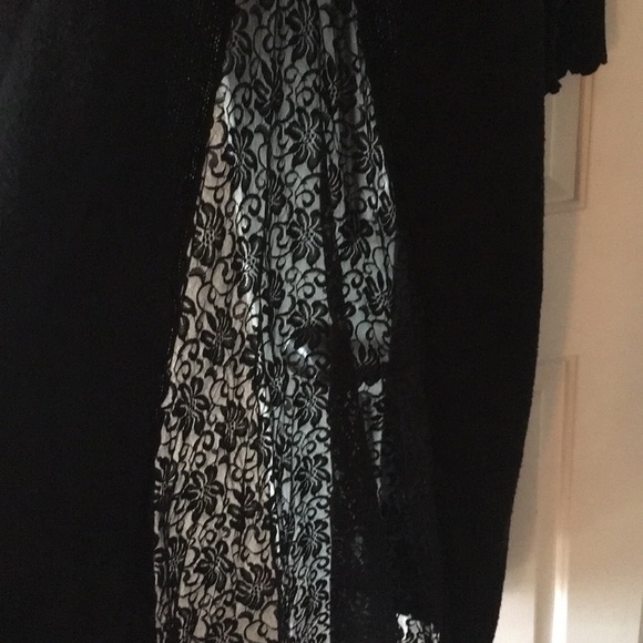 Black long (duster length) sweater.... - Picture 4 of 5